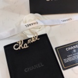 Chanel Fashion Versatile Pearl Logo Earrings
