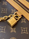 Louis Vuitton Mini Fashion Logo Printed Handbag Crossbody Bag Size: 13.8 x 8.3 x 4.7 CM
