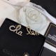 Chanel Fashion Versatile Pearl Logo Earrings