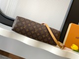 Louis Vuitton Mini Fashion Logo Printed Handbag Crossbody Bag Size: 13.8 x 8.3 x 4.7 CM