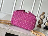 Louis Vuitton Retro Versatile Logo Printed Cowboy Backpack Size: 28.5 x 20 x 27.5 CM