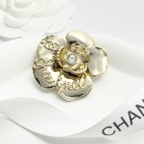 Chanel Fashion Versatile Camellia Jewel Brooch