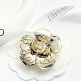 Chanel Fashion Versatile Camellia Jewel Brooch