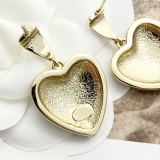 Chanel Fashion Versatile Lace Love Pearl Earrings