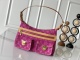 Louis Vuitton Retro Versatile Logo Printed Cowboy Underarm Bag Handbag Size: 30 x 22 x 13CM