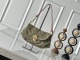 Louis Vuitton Retro Versatile Logo Printed Cowboy Underarm Bag Handbag Size: 26 x 15 x 9CM