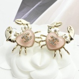 Chanel Fashion Versatile Crab Double C Earrings