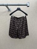 Louis Vuitton 26SS Fashion Versatile Full Logo Printed Silk Short Sleeved Shirt Shorts
