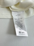 Dior Fashion Embroidered Letter Round Neck T-shirt Couple Versatile Loose Short Sleeve