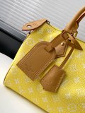 Louis Vuitton Fashion Logo Printed Handbag Crossbody Bag Size: 25 x 15 x 15 CM