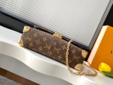 Louis Vuitton Fashion Versatile Flip Sliding Chain Shoulder Bag Crossbody Bag Size: 16 x 8 x 27 CM