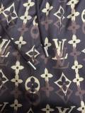 Louis Vuitton 26SS Fashion Versatile Full Logo Printed Silk Short Sleeved Shirt Shorts