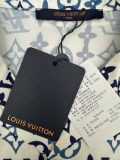 Louis Vuitton 26SS Fashion Versatile Full Logo Printed Silk Short Sleeved Shirt Shorts