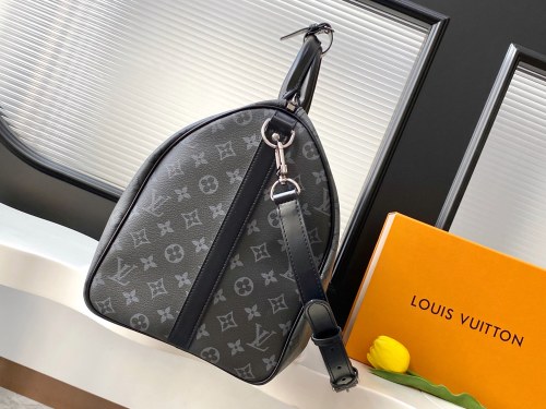 Louis Vuitton Classic Retro Logo Printed Lock Travel Bag Size: 50 x 29 x 23 CM