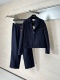 Loewe 26SS Fashion Embroidered Logo Short Jacket Set