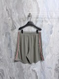 Gucci 26ss Men's Fashion Embroidered Logo Casual Shorts