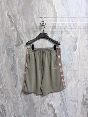 Gucci 26ss Men's Fashion Embroidered Logo Casual Shorts