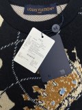 Louis Vuitton 26SS Couple Fashion Versatile Logo Jacquard Round Neck Short Sleeve