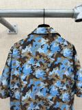 Gucci 26SS Fashion Versatile Camouflage Printed Short Sleeved Shirt Shorts