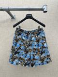 Gucci 26SS Fashion Versatile Camouflage Printed Short Sleeved Shirt Shorts