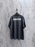 Balenciaga 26SS Classic Tape Logo Printed T-shirt Couple Casual Loose Short Sleeve