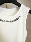 Chrome Hearts Women's Fashion Sanskrit Printed Versatile Tank Top Skirt