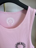 Chrome Hearts Women's Fashion Horseshoe Print Versatile Tank Top Skirt