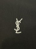 Yves Saint Laurent Classic Embroidery LogoT girl Couple Casual Versatile Short Sleeves