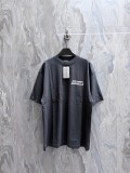 Balenciaga 26SS Classic Tape Logo Printed T-shirt Couple Casual Loose Short Sleeve