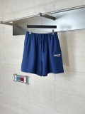 Balenciaga Classic Cola Logo Embroidered Sports Shorts Unisex Casual Versatile Shorts