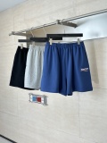 Balenciaga Classic Cola Logo Embroidered Sports Shorts Unisex Casual Versatile Shorts