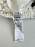 Balenciaga Classic Logo Embroidered Sports Shorts Unisex Elastic Waist Casual Shorts