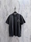 Chrome Hearts 26SS Classic Embroidered Horseshoe Cross Short Sleeve Unisex Casual Loose T-shirt