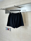 Balenciaga Classic Logo Embroidered Sports Shorts Unisex Elastic Waist Casual Shorts