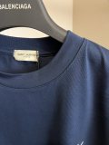 Yves Saint Laurent Classic Embroidery LogoT girl Couple Casual Versatile Short Sleeves