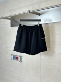 Balenciaga Classic Logo Embroidered Sports Shorts Unisex Elastic Waist Casual Shorts