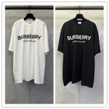 Burberry 26SS Classic Logo Printed Short Sleeve Unisex Loose Casual T-shirt