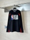 Balenciaga x NBA SS26 Couple's Versatile Embroidered Long Sleeve Shirt