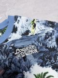 Louis Vuitton 26SS Fashion Full Floral Print Embroidered Logo Short Sleeve Unisex Casual Loose T-shirt