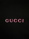 Gucci 26SS Classic Foam Logo Printed Short Sleeve Unisex Loose Casual T-shirt