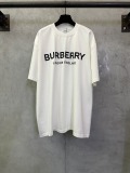 Burberry 26SS Classic Logo Printed Short Sleeve Unisex Loose Casual T-shirt