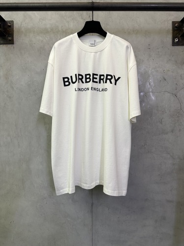Burberry 26SS Classic Logo Printed Short Sleeve Unisex Loose Casual T-shirt