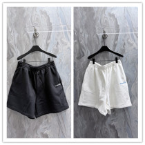 Balenciaga Classic Logo Embroidered Sports Shorts Unisex Casual Loose Shorts