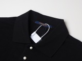 Louis Vuitton Couple Classic Checkerboard Logo Embroidered Polo Knitted Short Sleeve
