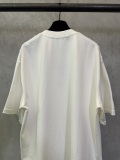 Chanel 26SS Classic Logo Print Destruction Round Neck T-shirt Unisex Casual Loose Short Sleeve