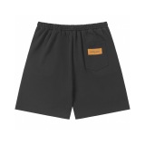 Louis Vuitton Fashion Embossed Logo Pocket Shorts Unisex Versatile Loose Sports Shorts