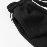 Balenciaga 26SS Fashion Logo Printed Distressed Shorts Unisex Versatile Loose Sports Pants