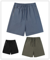 Balenciaga 26SS Classic Embroidered Logo Zipper Pocket Shorts Couple Versatile Loose Sports Pants