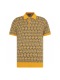 Fendi Couple Classic FF Jacquard Polo Wool Ice Silk Knitted Short Sleeve