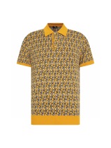 Fendi Couple Classic FF Jacquard Polo Wool Ice Silk Knitted Short Sleeve Fendi Couple Classic FF Jacquard Polo Wool Ice Silk Knitted Short Sleeve